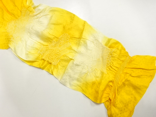 正絹　絞り　帯揚げ